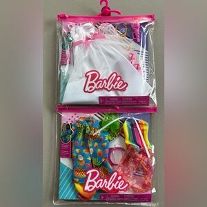 New Barbie Mattel Clothes - Wedding Gown & Swimwear set